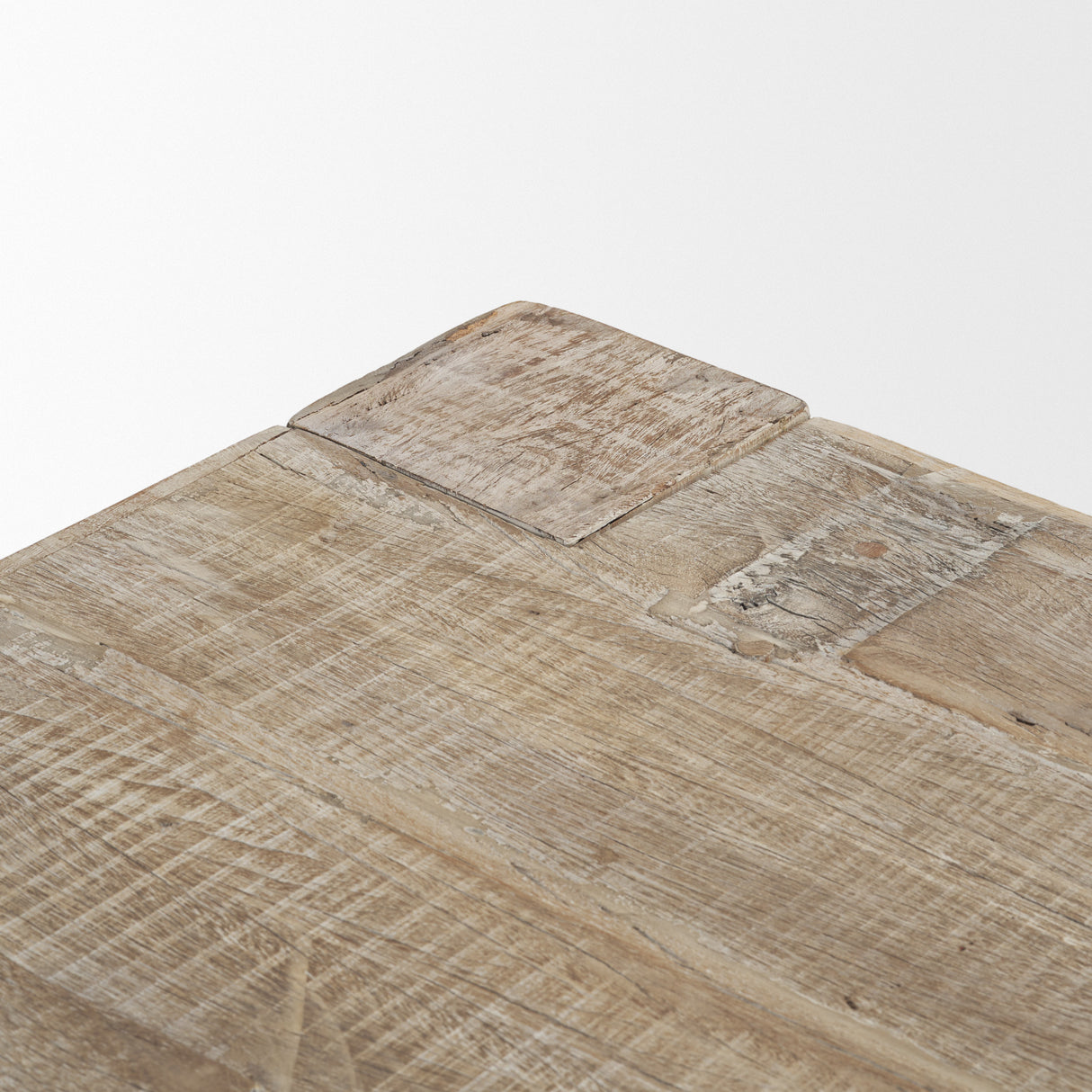 McArthur 94" Whitewash Reclaimed Wood Dining Table from Mercana - Luna Furniture