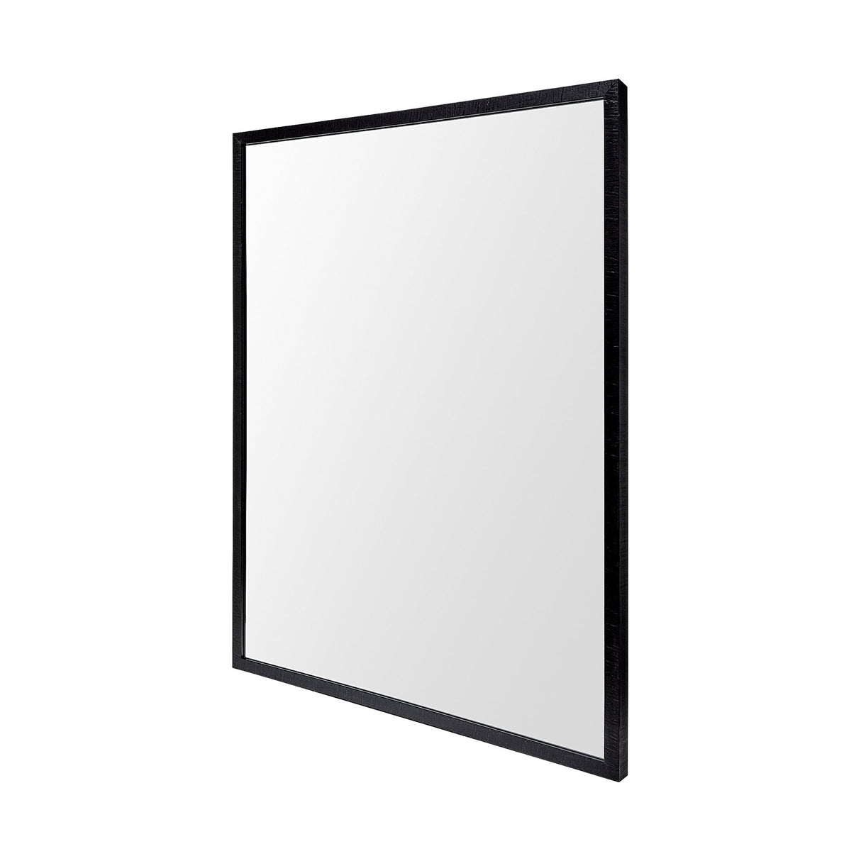 Black 30x40 Faux Wood Frame Bathroom Vanity Mirror from Mercana - Luna Furniture