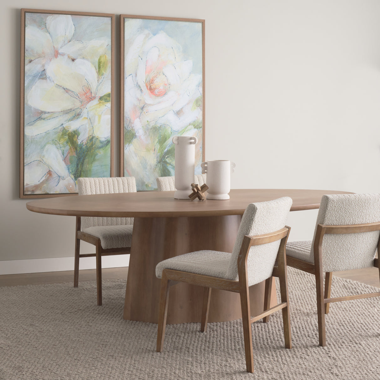 Aromatic Magnolia by Mercana Studio a Hand Embellished Textured Framed Canvas from Mercana - Luna Furniture