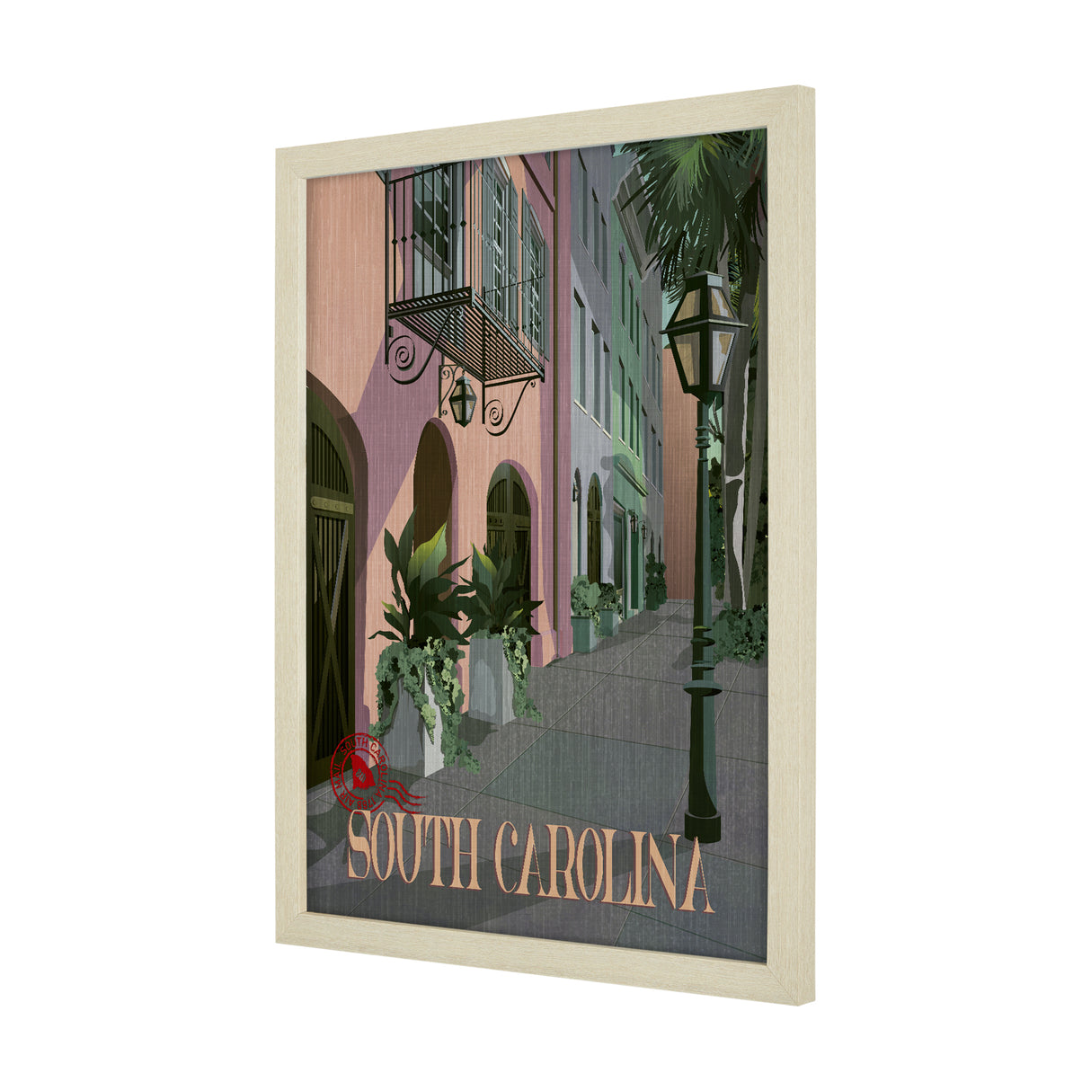 South Carolina Go USA (L) by Mercana Studio a Hand Embellished Decograph Framed Art Print from Mercana - Luna Furniture