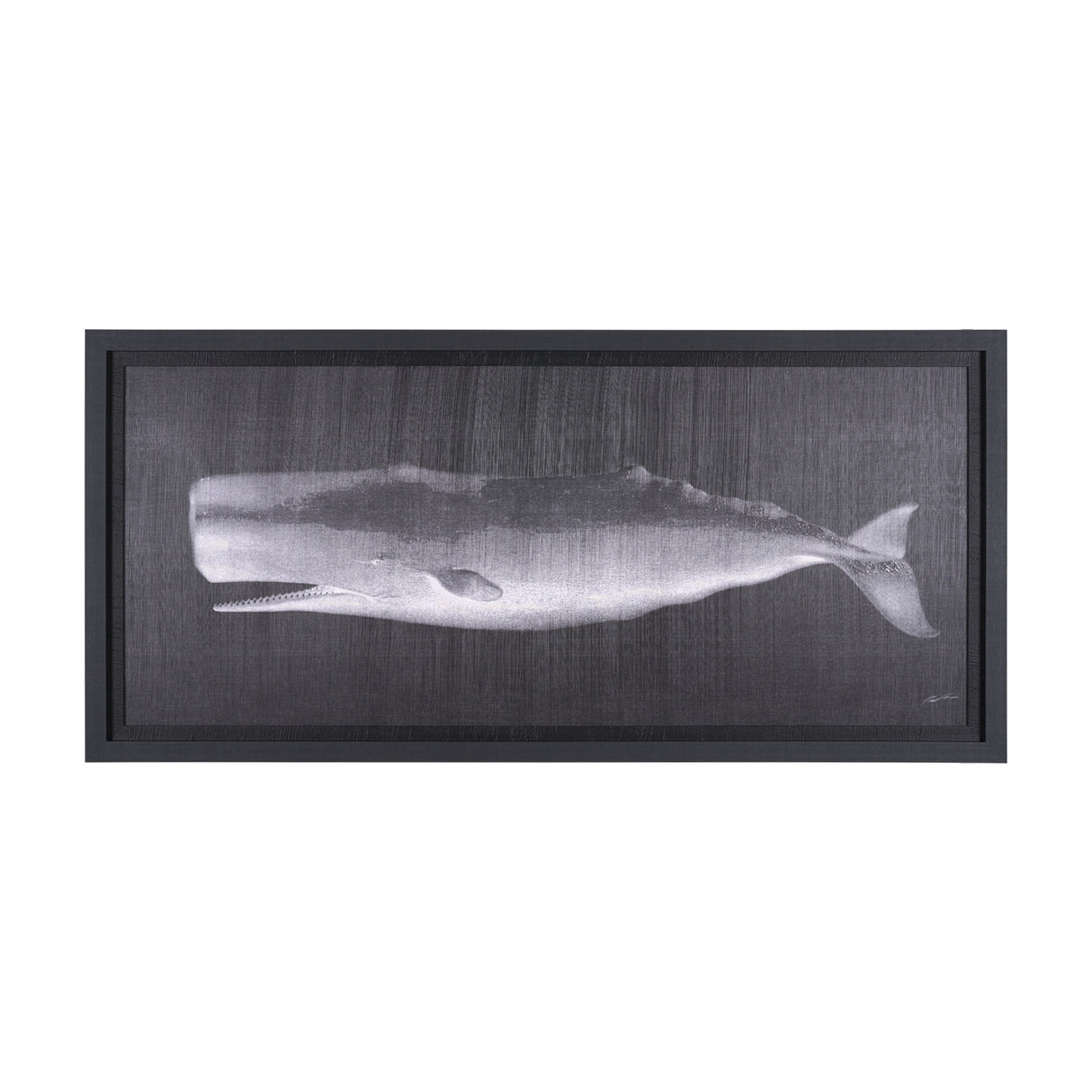 Whale Watching II by John Butler a Hand Embellished Framed Art Print from Mercana - Luna Furniture