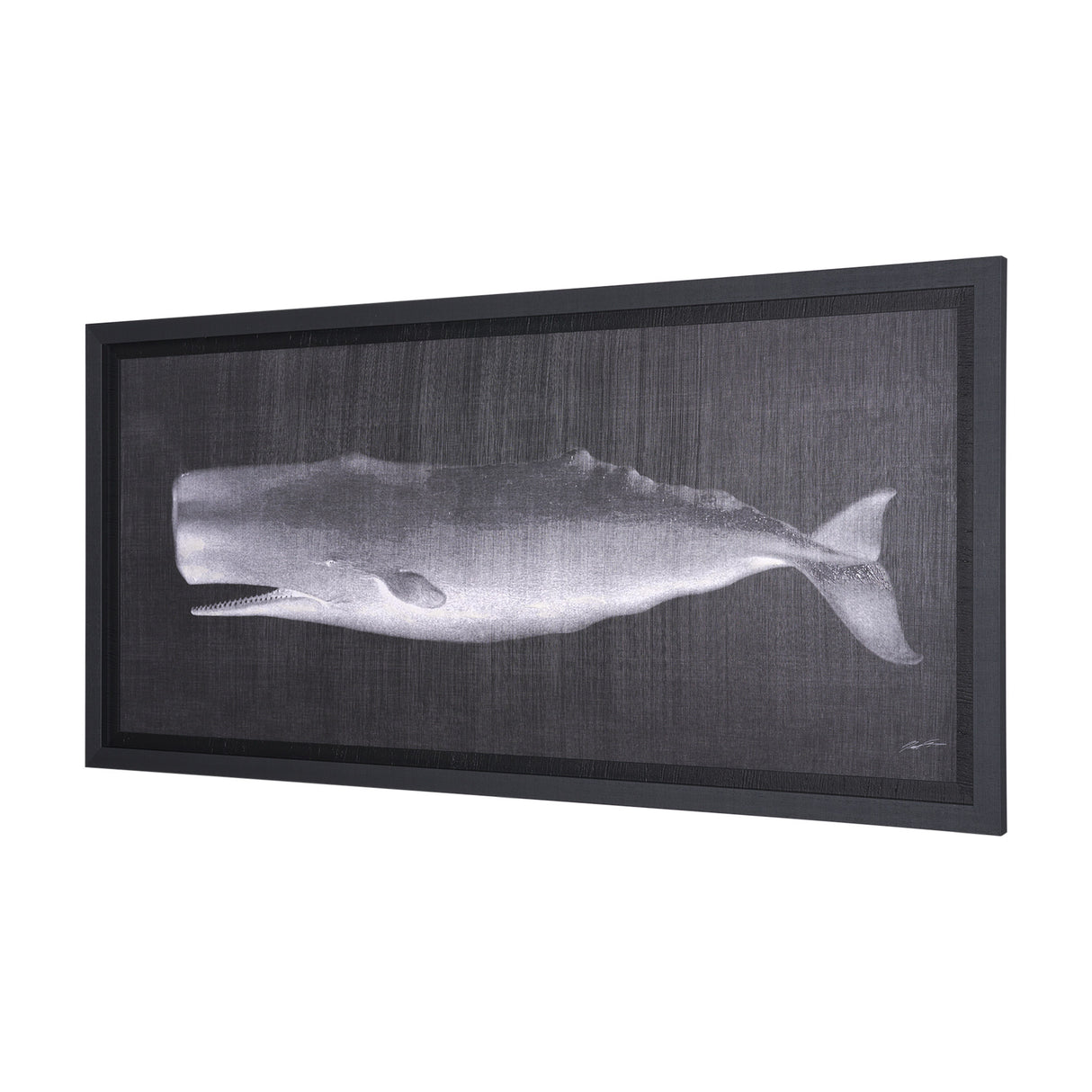 Whale Watching II by John Butler a Hand Embellished Framed Art Print from Mercana - Luna Furniture