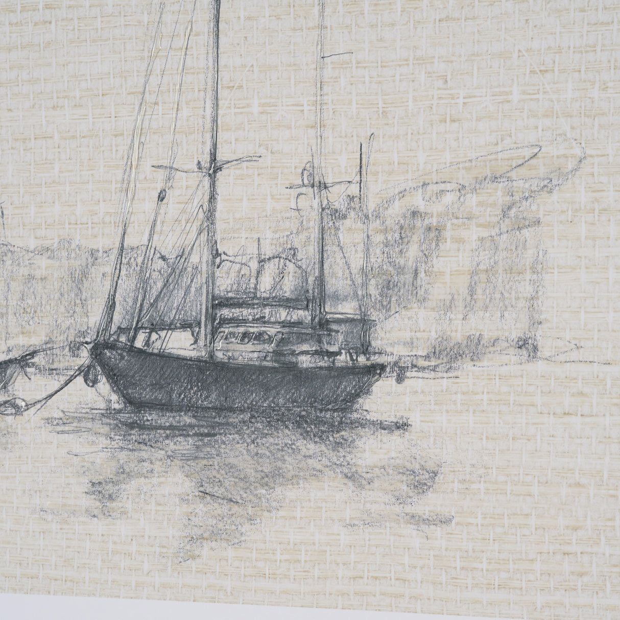 Sail Away IV by Mercana Studio a Hand Embellished Framed Art Print Matted under Glass from Mercana - Luna Furniture