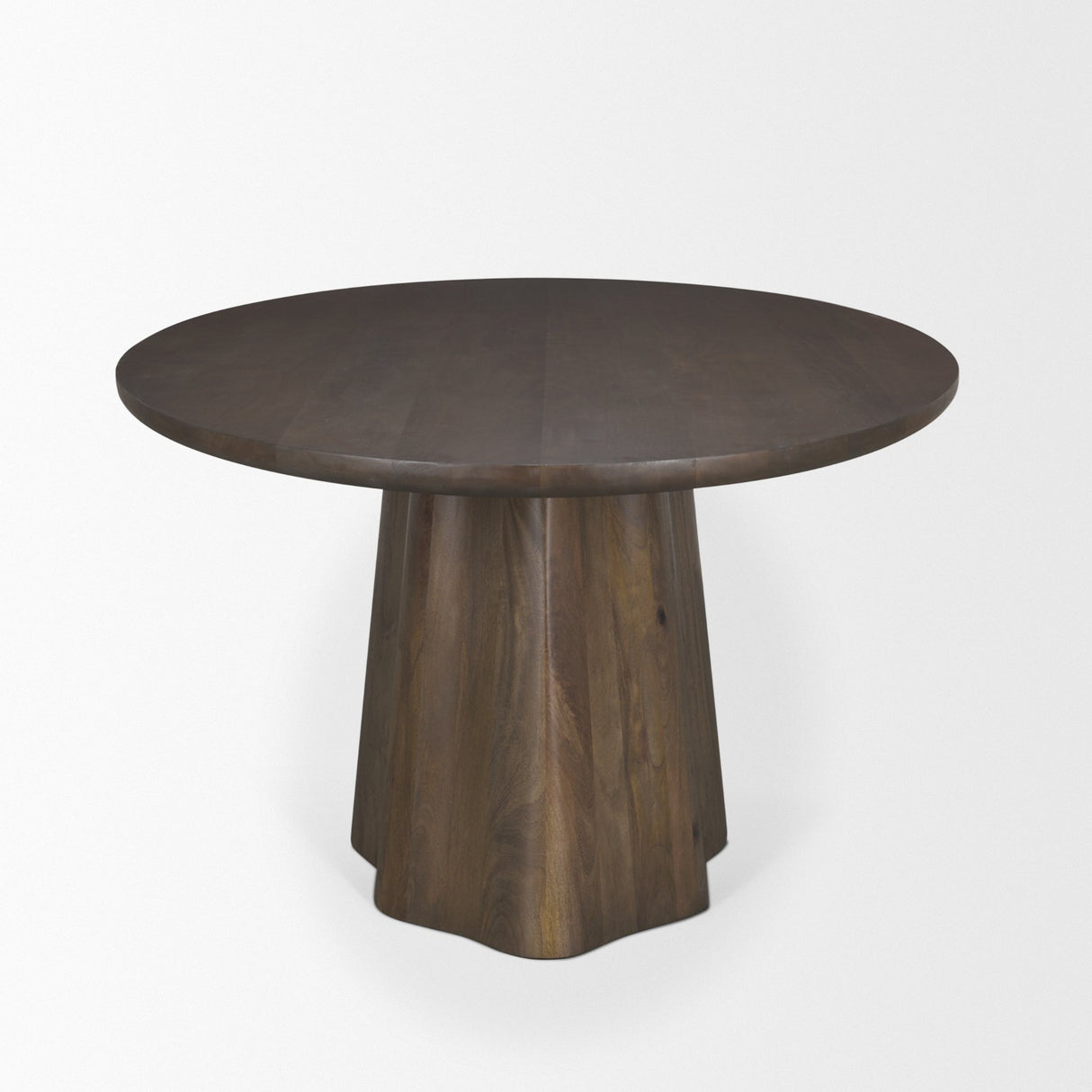 Jovani 94" Solid Dark Brown Mango Wood Oval Dining Table from Mercana - Luna Furniture
