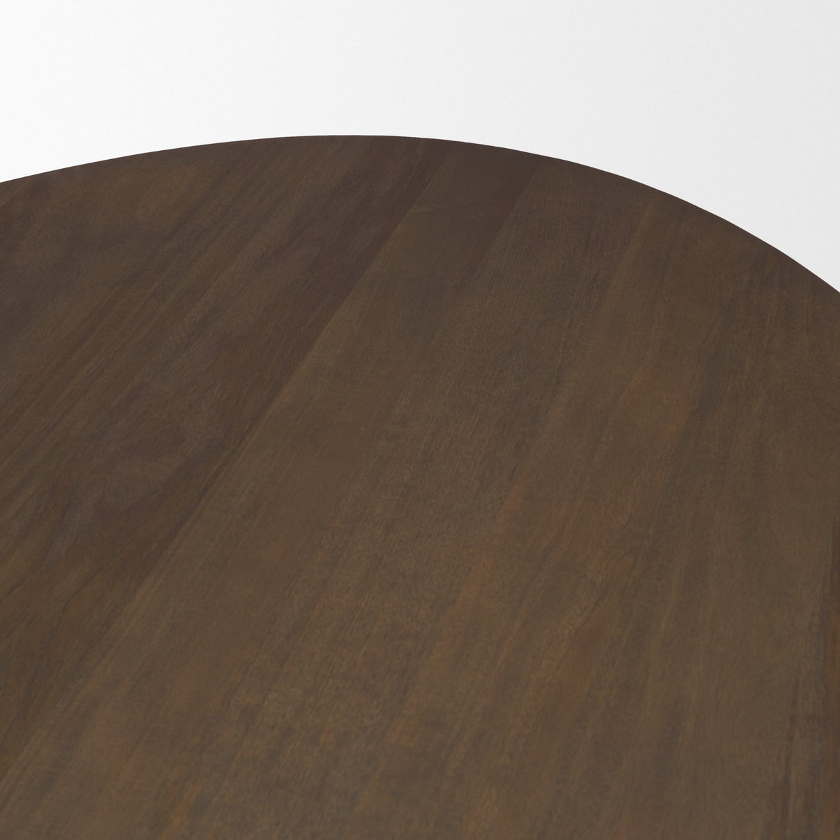 Jovani 94" Solid Dark Brown Mango Wood Oval Dining Table from Mercana - Luna Furniture