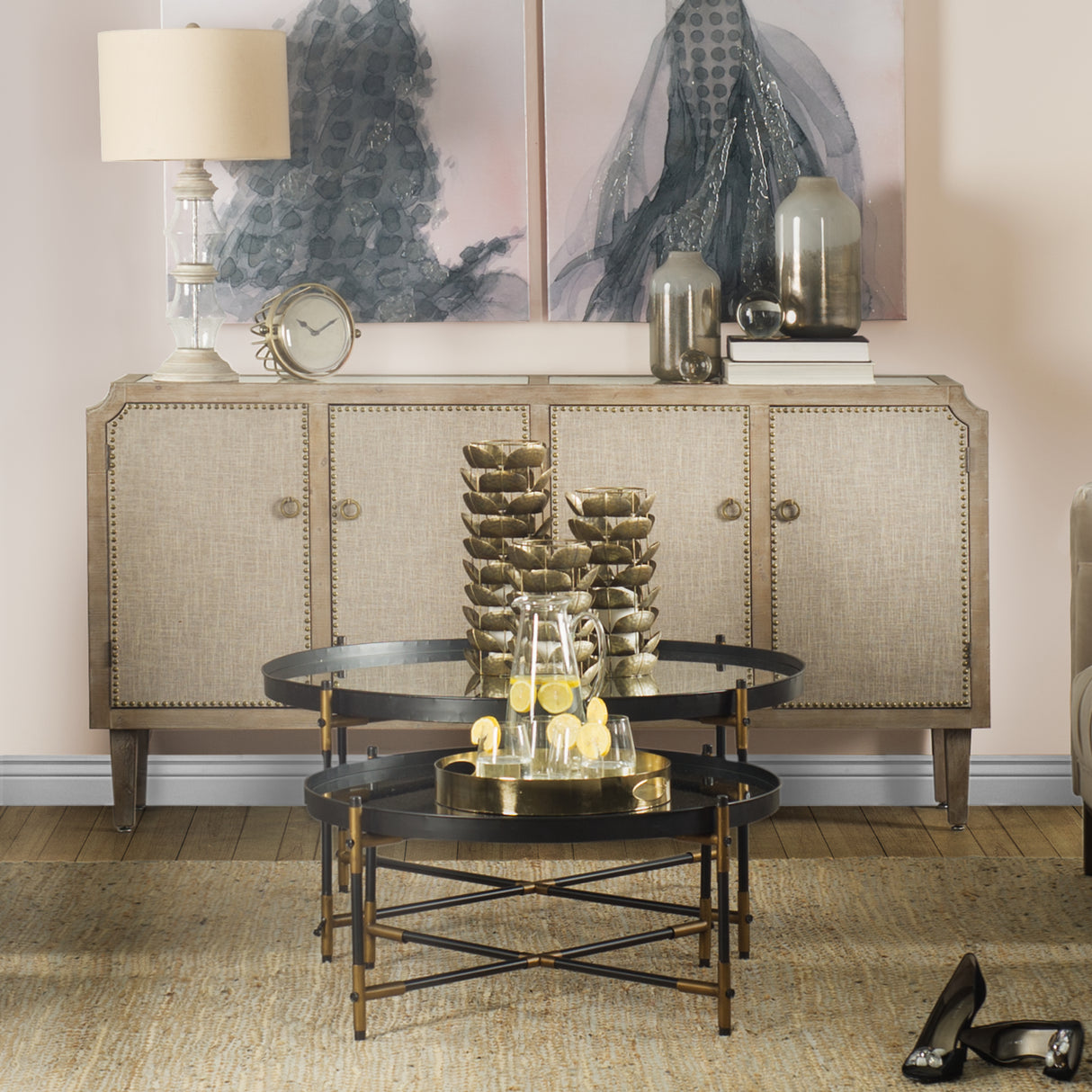 Henley I Small Bronze Metal Decorative Table Candle Holder from Mercana - Luna Furniture