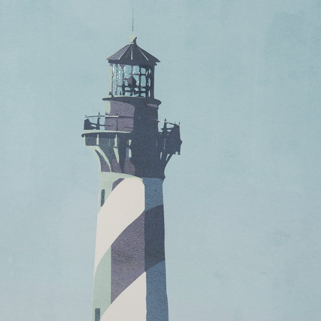 Lighthouse I-Cape Hatteras by Mercana Studio a Hand Embellished Framed Art Print Matted under Glass from Mercana - Luna Furniture