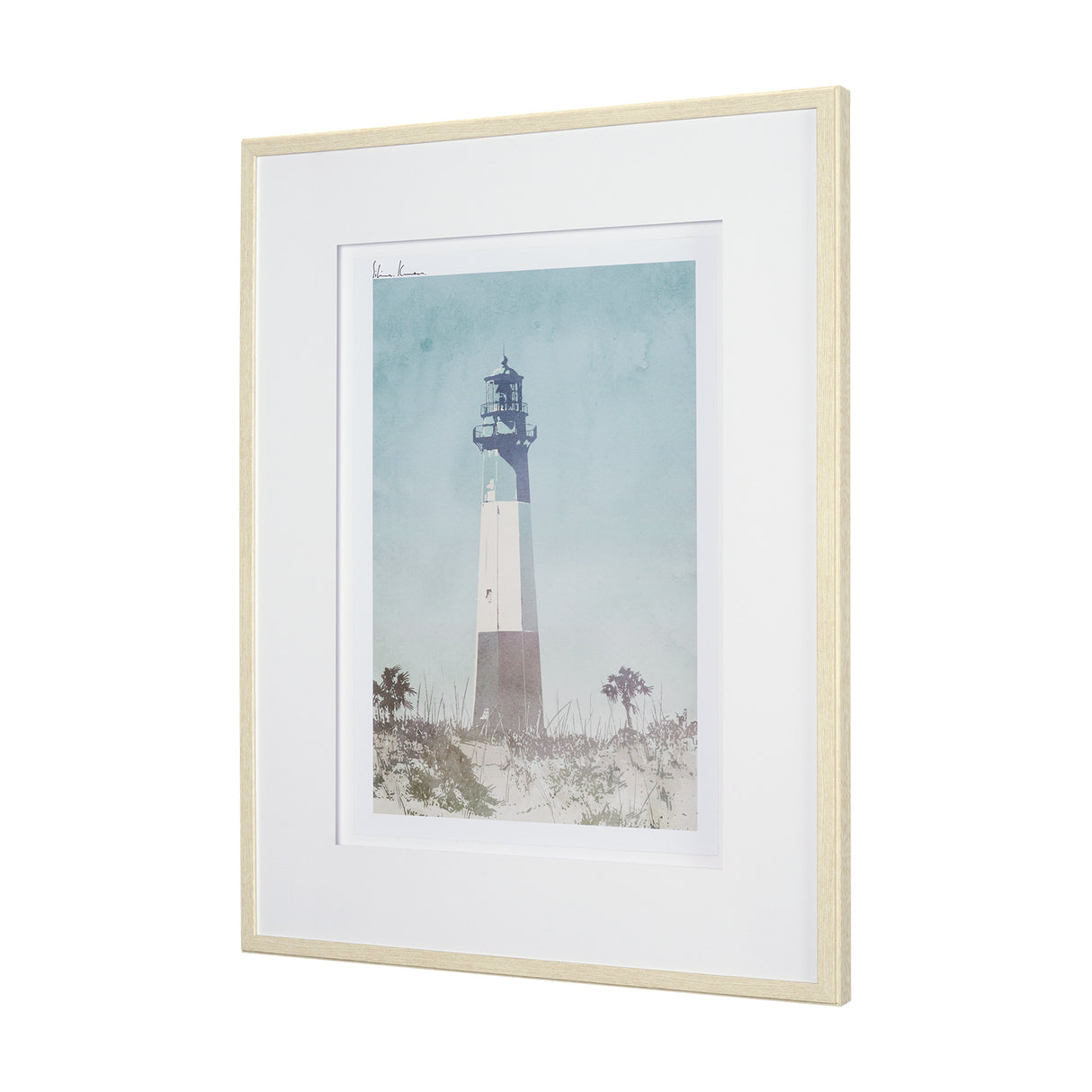 Lighthouse III-Peggy's Cove by Mercana Studio a Hand Embellished Framed Art Print Matted under Glass from Mercana - Luna Furniture