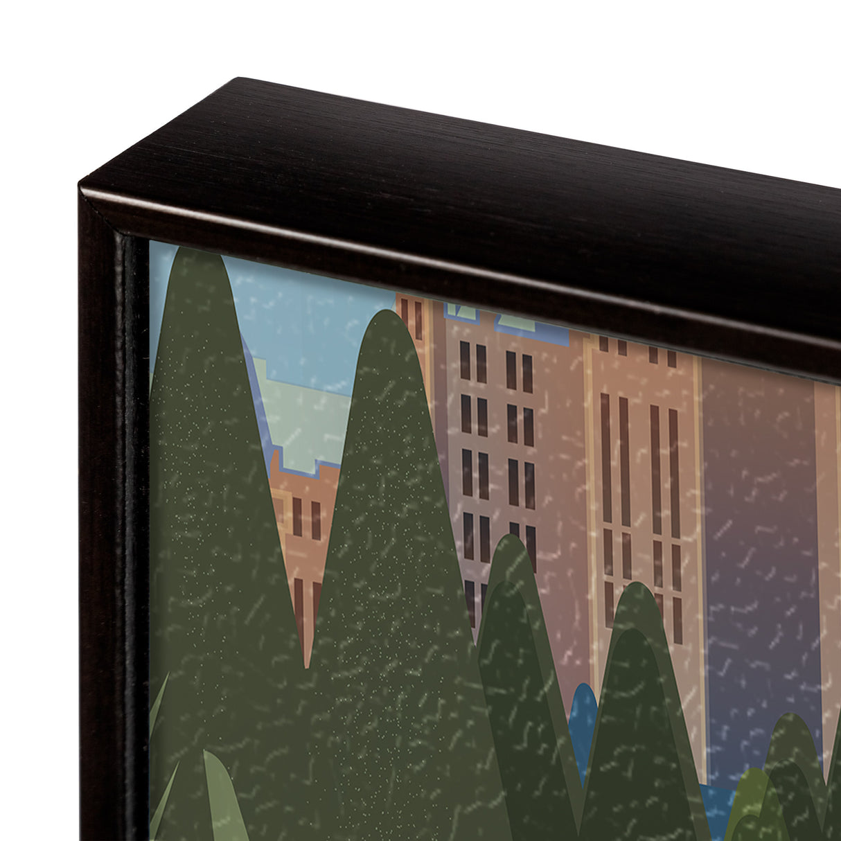 Banff Go Canada (SM) by Mercana Studio a Hand Embellished Decograph Framed Art Print from Mercana - Luna Furniture