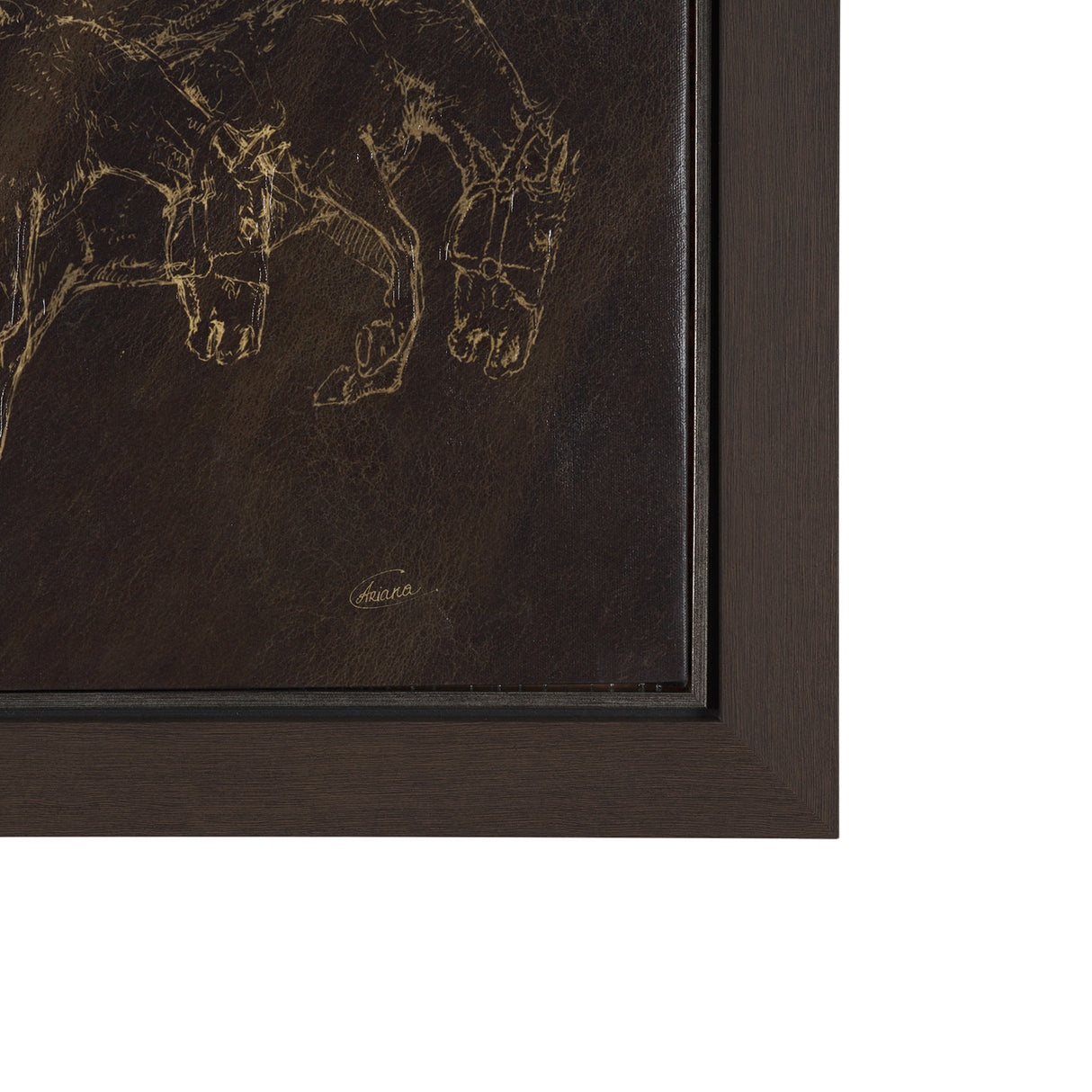 Ride 'Em Cowboy by Mercana Studio a Hand Embellished Textured Framed Canvas from Mercana - Luna Furniture
