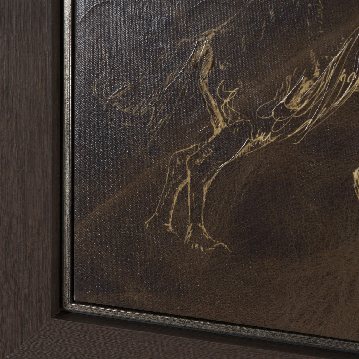 Ride 'Em Cowboy by Mercana Studio a Hand Embellished Textured Framed Canvas from Mercana - Luna Furniture