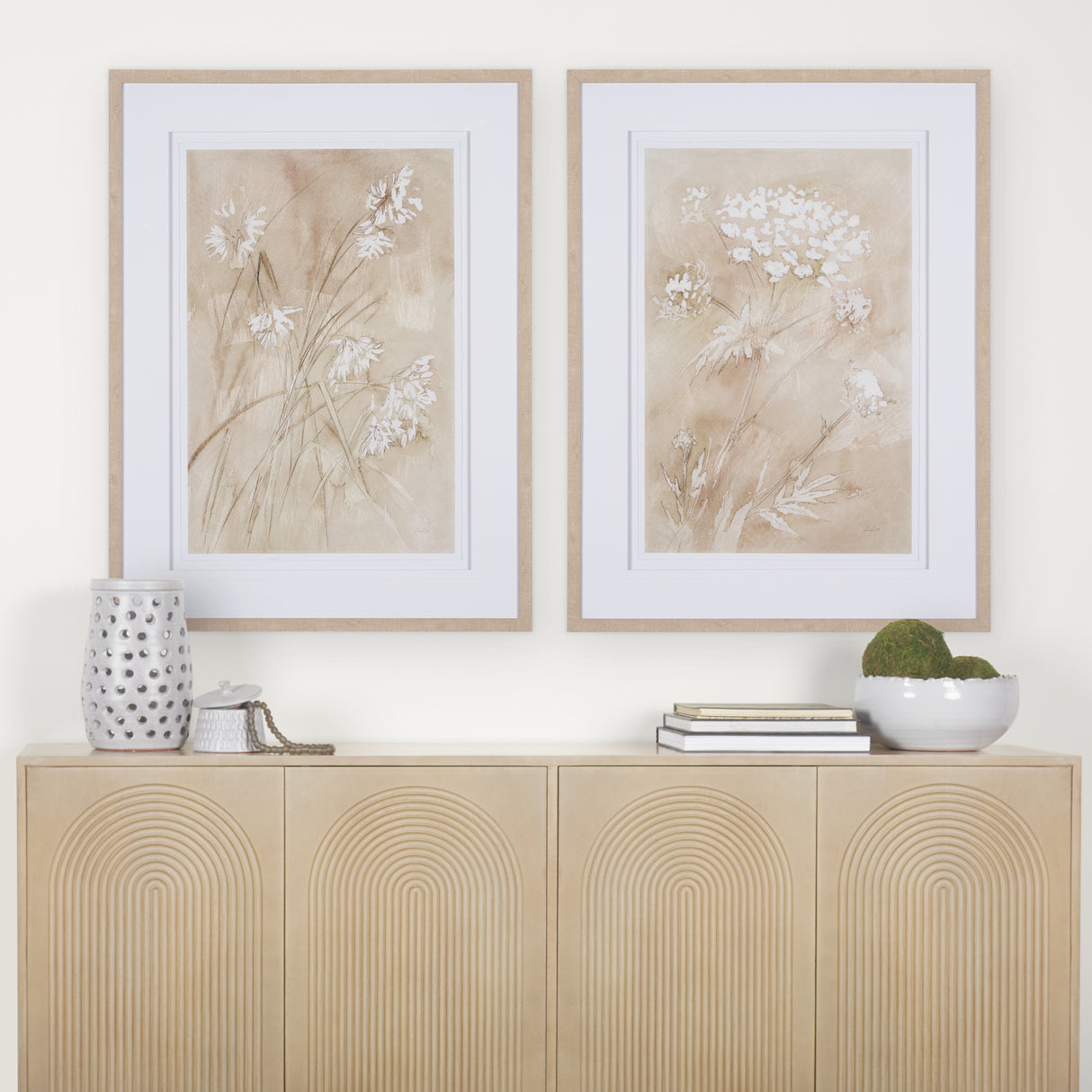 Wildflower I by Mercana Studio a Hand Embellished Textured Framed Art Print Matted under Glass from Mercana - Luna Furniture
