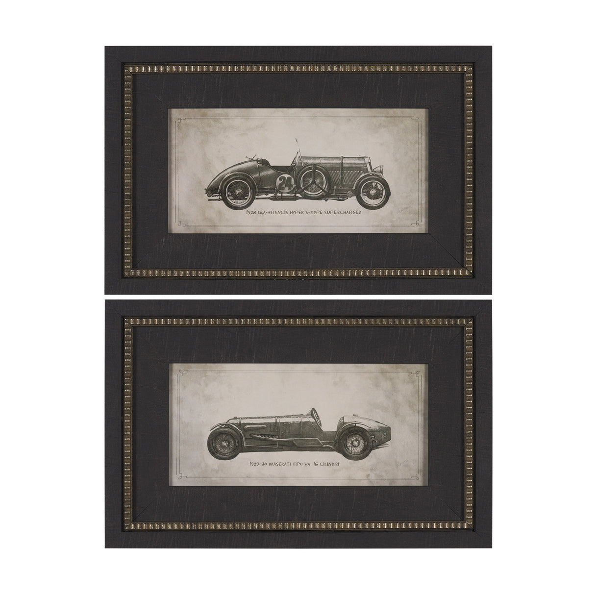 Race Day (Set of 2) by Mercana Studio a Hand Embellished Framed Art Print from Mercana - Luna Furniture