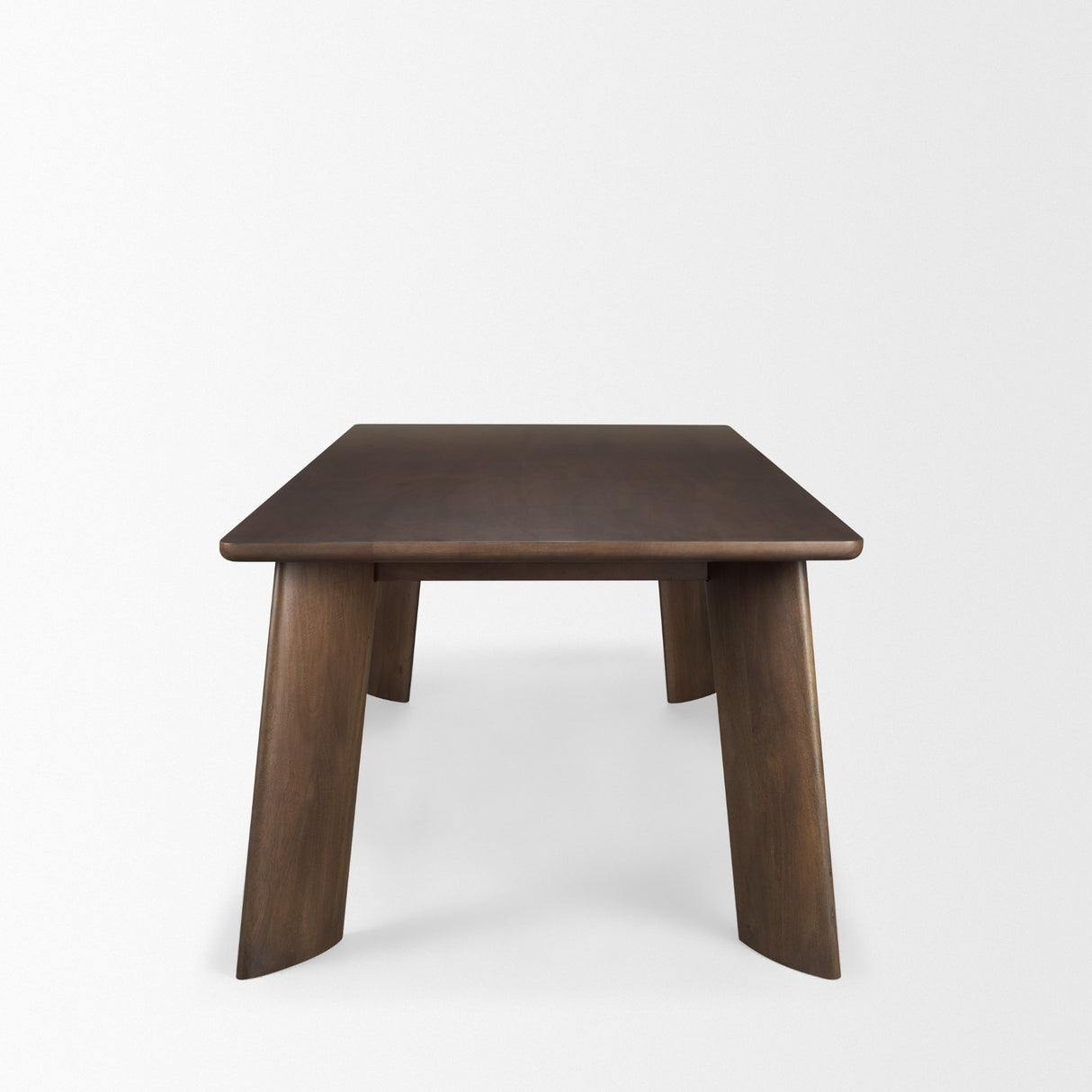 Jonan Solid Dark Brown Mango Wood Rectangular Dining Table from Mercana - Luna Furniture