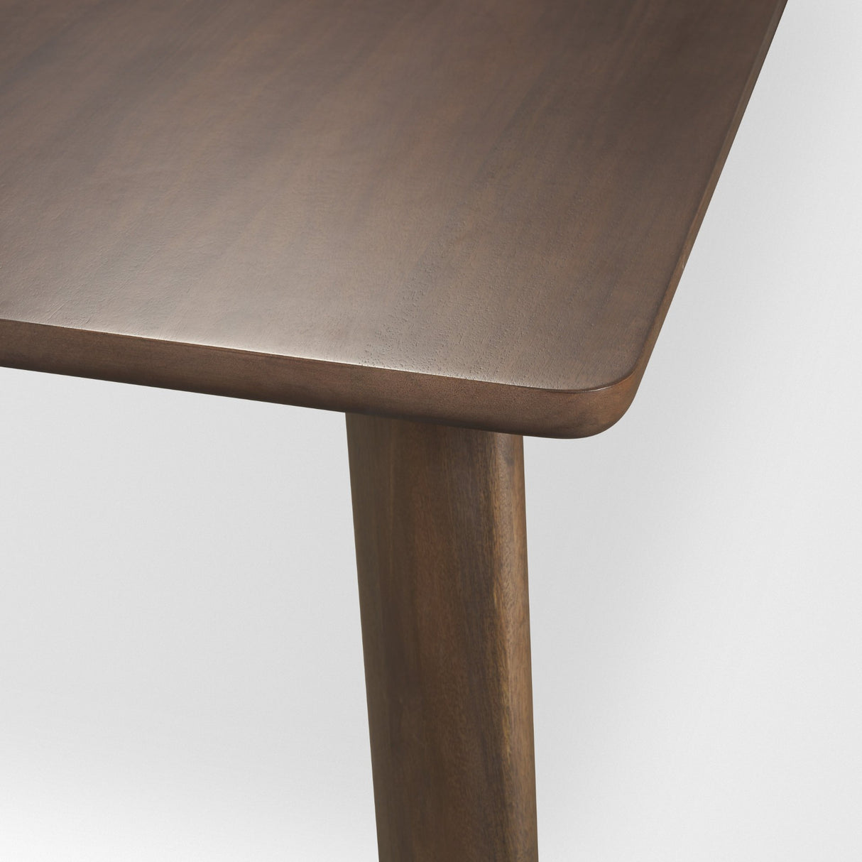 Jonan Solid Dark Brown Mango Wood Rectangular Dining Table from Mercana - Luna Furniture