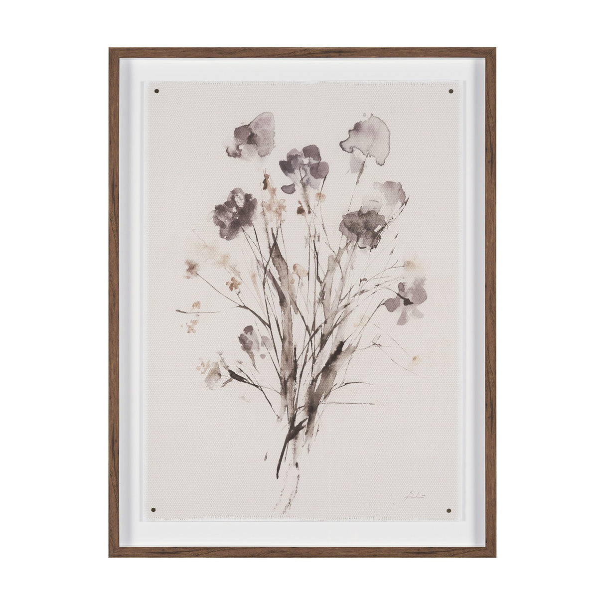 Floral Impressions I by Melody Ducharme a Hand Embellished Framed Print under Glass from Mercana - Luna Furniture