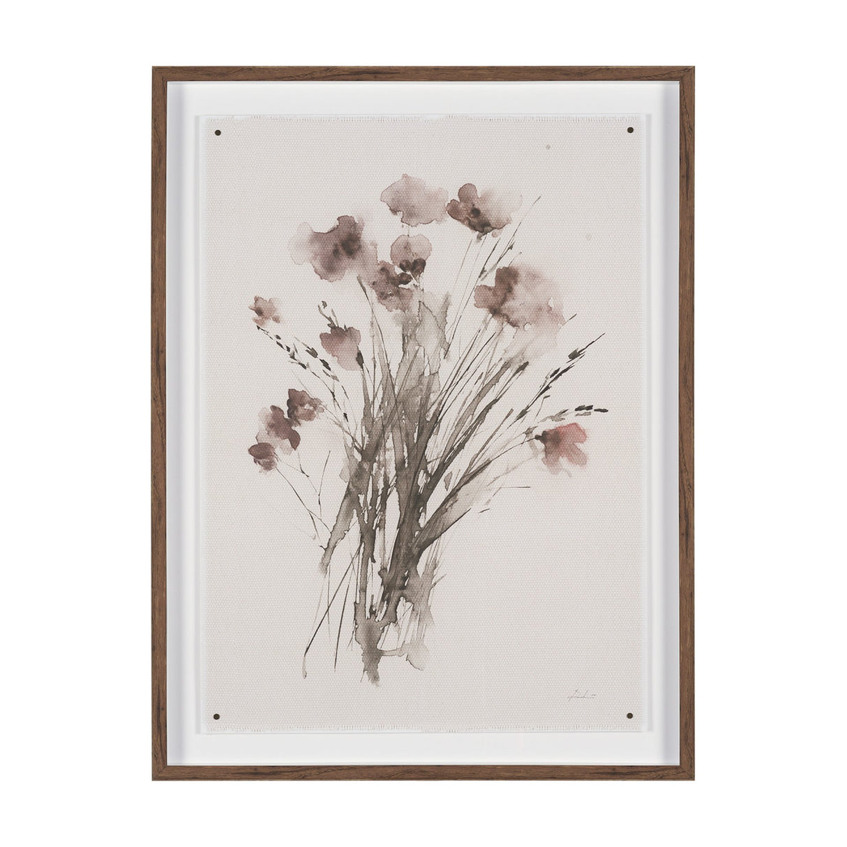 Floral Impressions II by Melody Ducharmea Hand Embellished Framed Print under Glass from Mercana - Luna Furniture