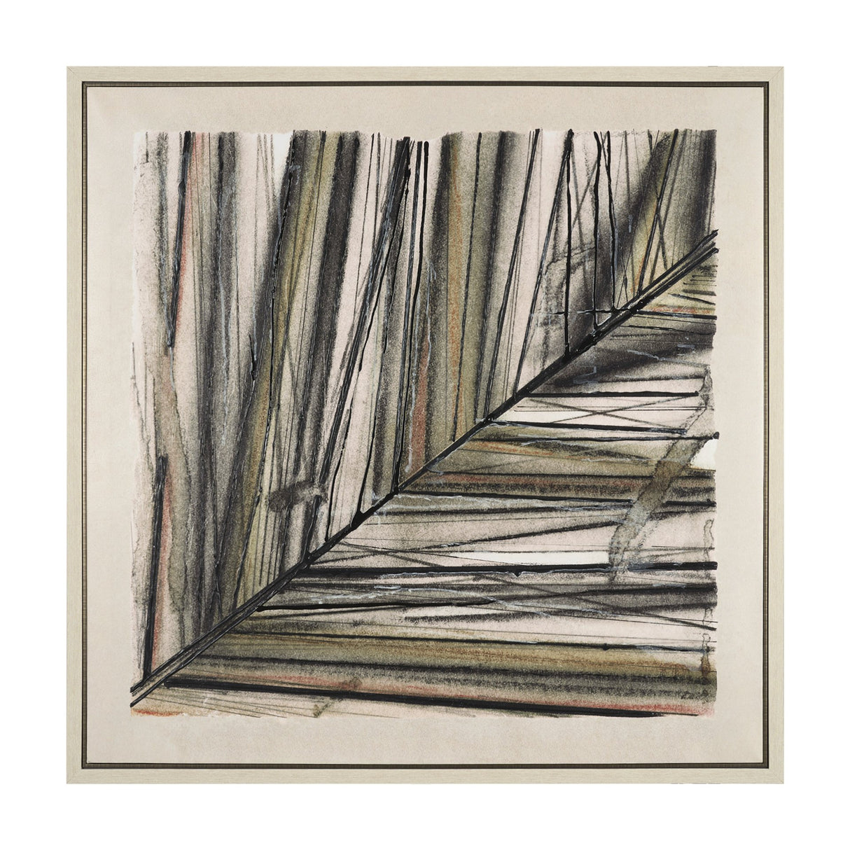 Seam I by Chad Warren a Hand Embellished Textured Framed Canvas from Mercana - Luna Furniture