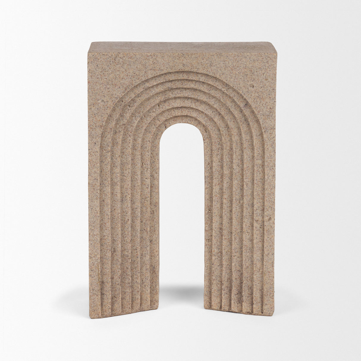 Kacia Resin Textured SandStone Decorative Object from Mercana - Luna Furniture