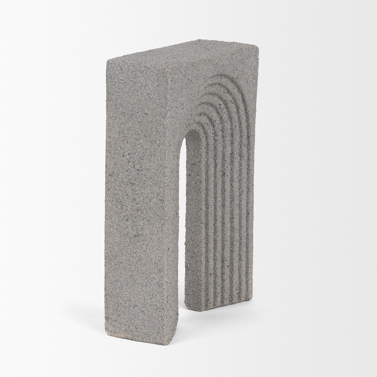 Kacia Resin Textured Concrete Gray Decorative Object from Mercana - Luna Furniture