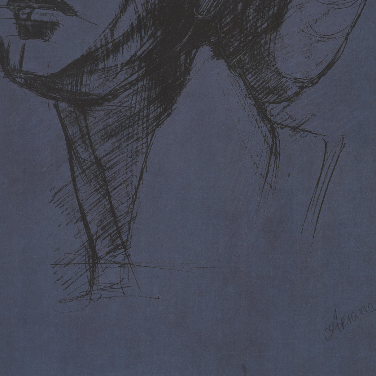 Face Study I by Ariana a Hand Embellished Framed Print under Glass from Mercana - Luna Furniture