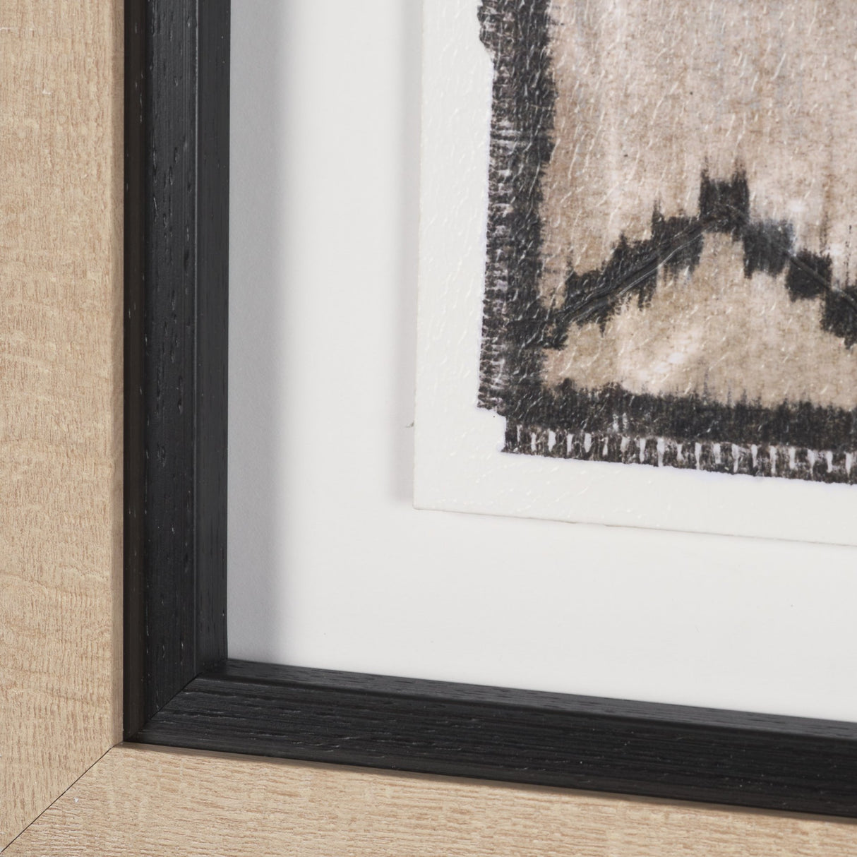 Vintage Rug by Chad Warren a Hand Embellished Framed Print under Glass from Mercana - Luna Furniture