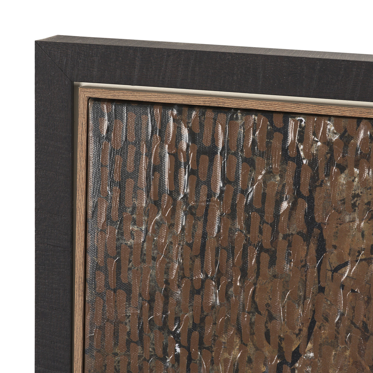 Chaos & Order II by Chad Warren a Hand Embellished Textured Framed Canvas from Mercana - Luna Furniture