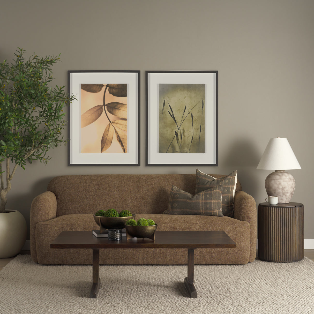 Viktor 55"L Dark Brown Solid Wood Coffee Table from Mercana - Luna Furniture
