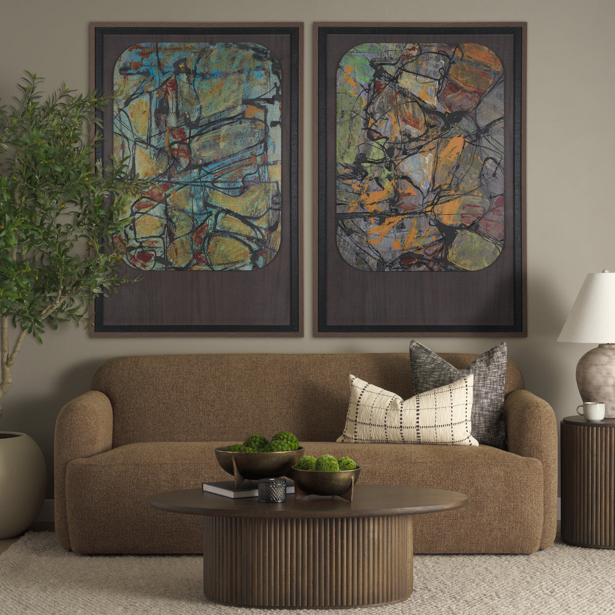 Happenings I by Mercana Studio a Hand Embellished Textured Framed Art Print Matted under Glass from Mercana - Luna Furniture