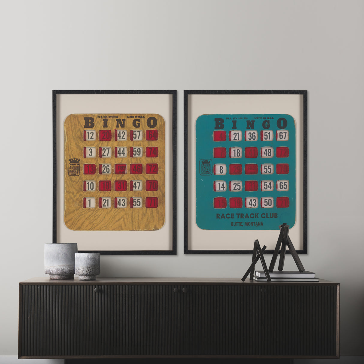 Chasing Numbers II by Zap Studio a Framed Art Print Matted under Glass from Mercana - Luna Furniture