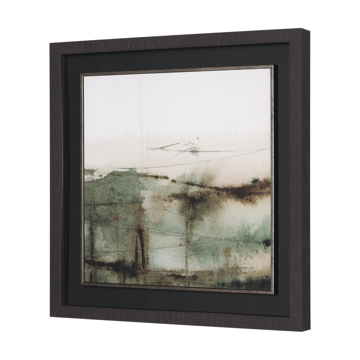 Watercolor Dreamscape II by Mercana Studio a Hand Embellished Framed Watercolor Art Print under Glas from Mercana - Luna Furniture