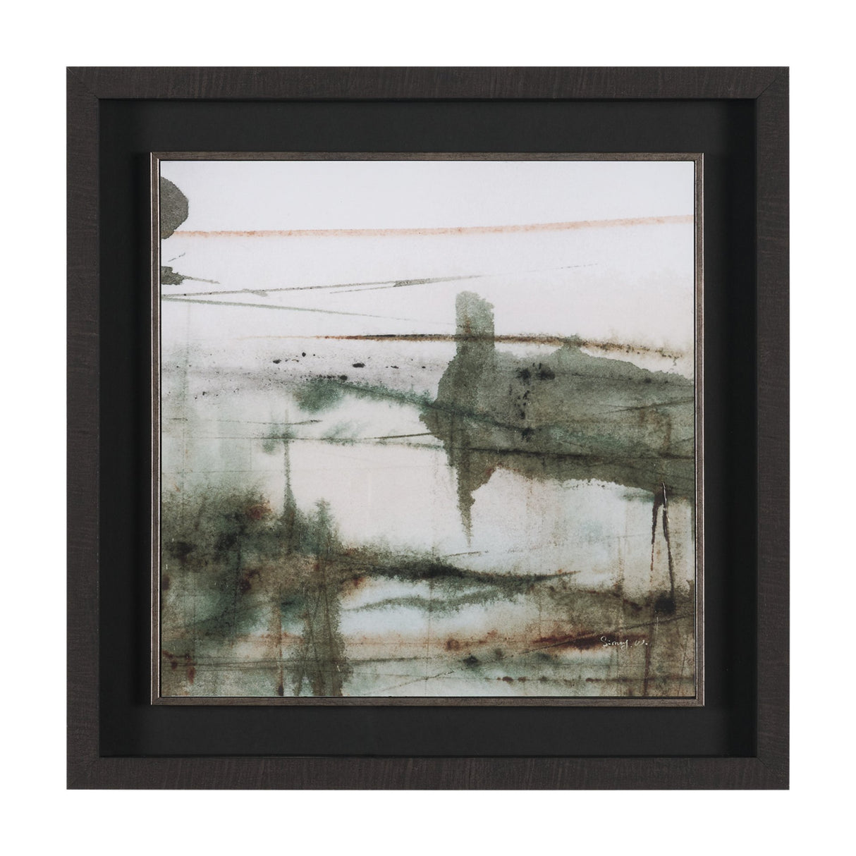 Watercolor Dreamscape V by Mercana Studio a Hand Embellished Framed Watercolor Art Print under Glass from Mercana - Luna Furniture