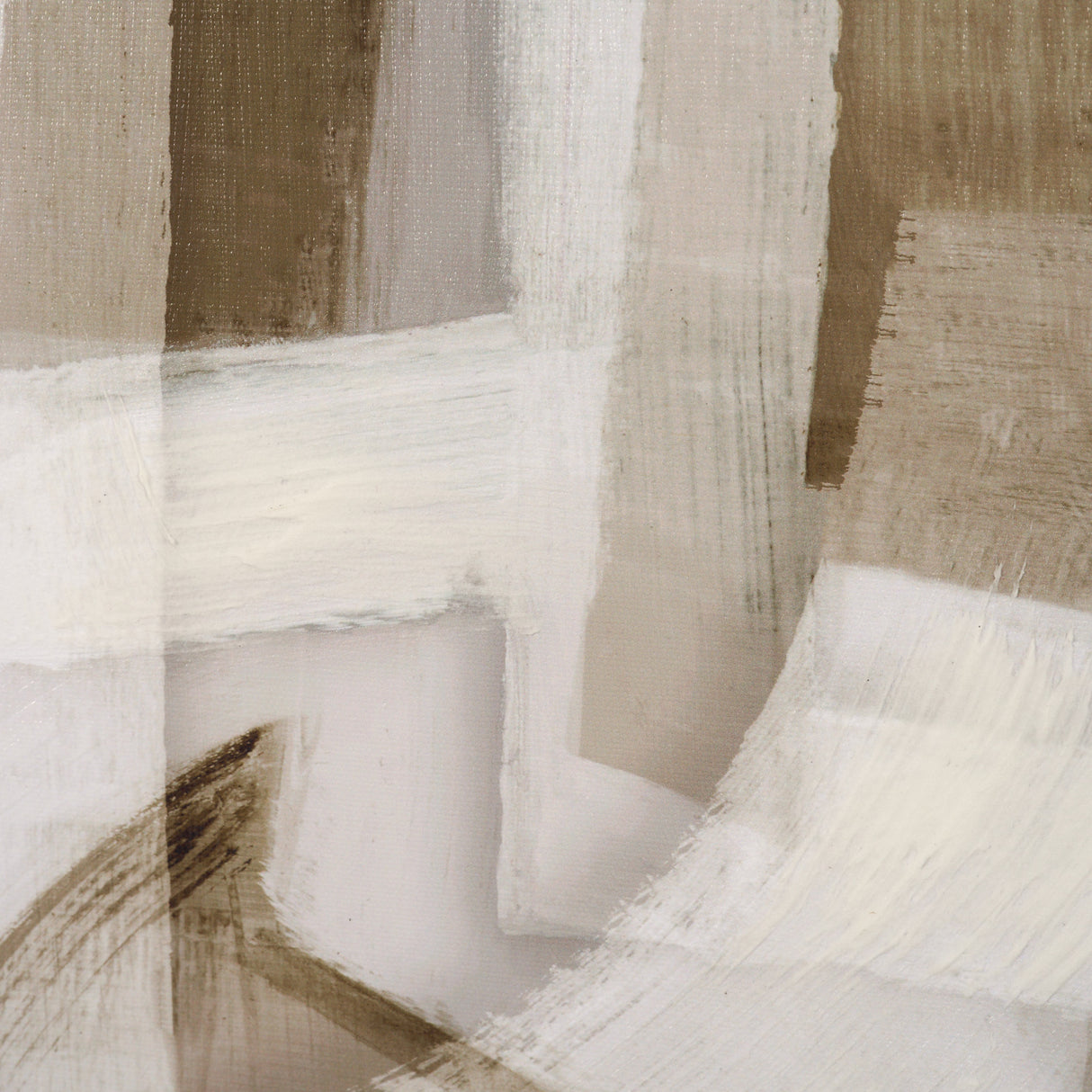 Neutral Forms I by Hannah Dawson Hand-Embellished Textured Framed Canvas Artwork from Mercana - Luna Furniture