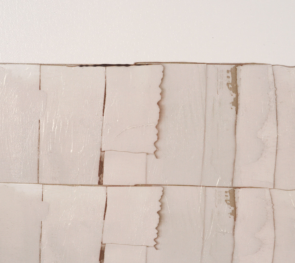 Glazed Echoes White I by Cartissi Hand-Embellished Textured Framed Canvas Artwork from Mercana - Luna Furniture