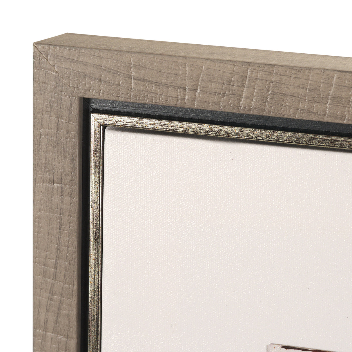 Glazed Echoes White II by Cartissi Hand-Embellished Textured Framed Canvas Artwork from Mercana - Luna Furniture