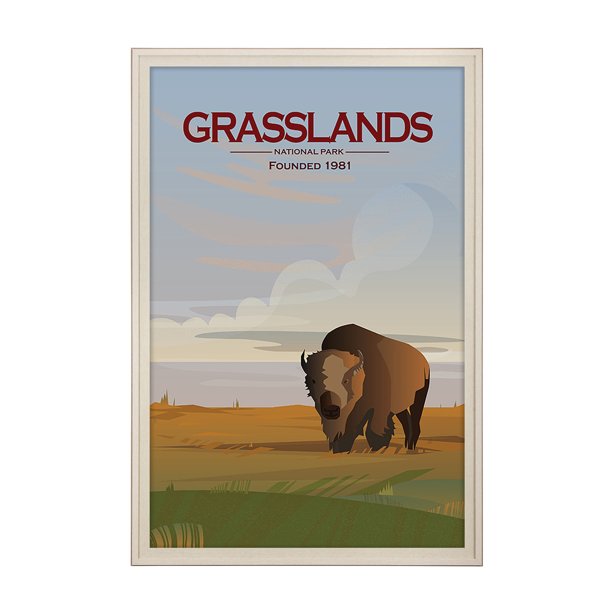 Grasslands GO (XL) by Mercana Studio a Hand Embellished Decograph Framed Art Print under Glass from Mercana - Luna Furniture