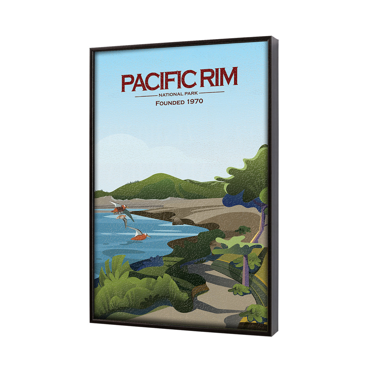 Pacific Rim GO (SM) by Mercana Studio a Hand Embellished Decograph Framed Art Print from Mercana - Luna Furniture