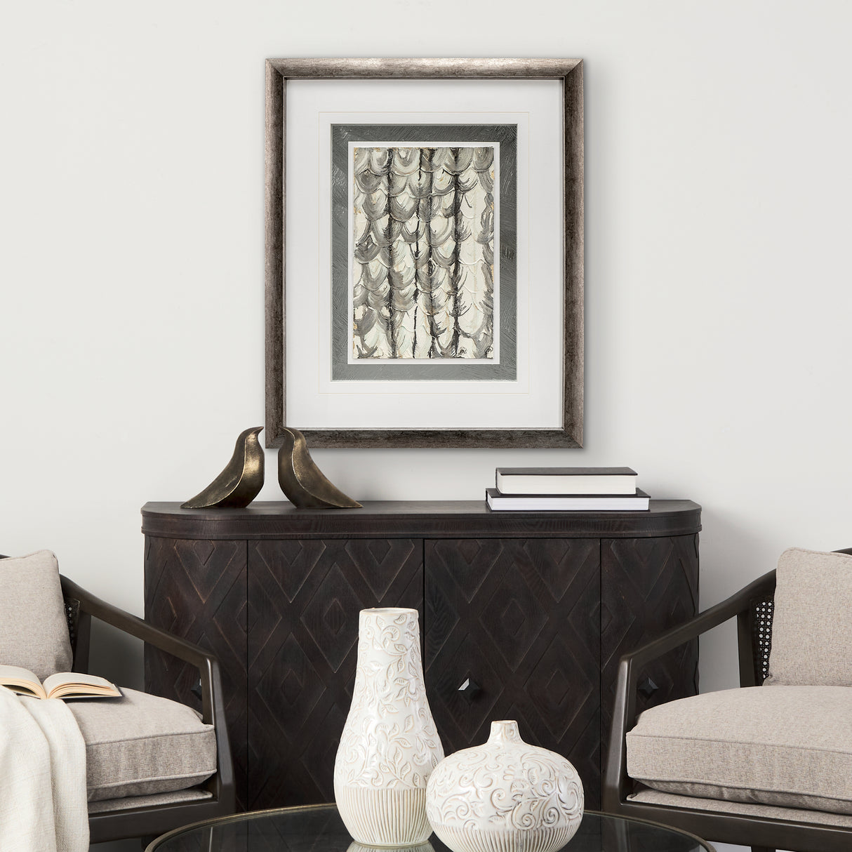 Arch by Studio M a handmade Original Framed Artwork under Glass from Mercana - Luna Furniture