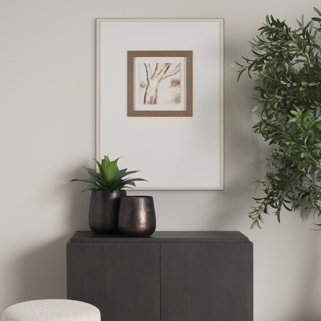 Ancient Arbutus by Studio M a handmade Original Framed Artwork under Glass from Mercana - Luna Furniture