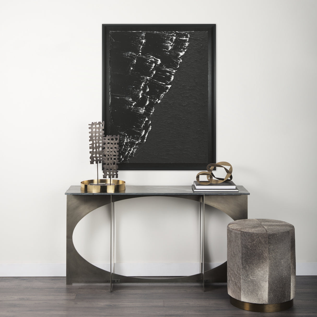 Shoreline by Studio M a handmade Original Framed Canvas 3D Textured Artwork from Mercana - Luna Furniture