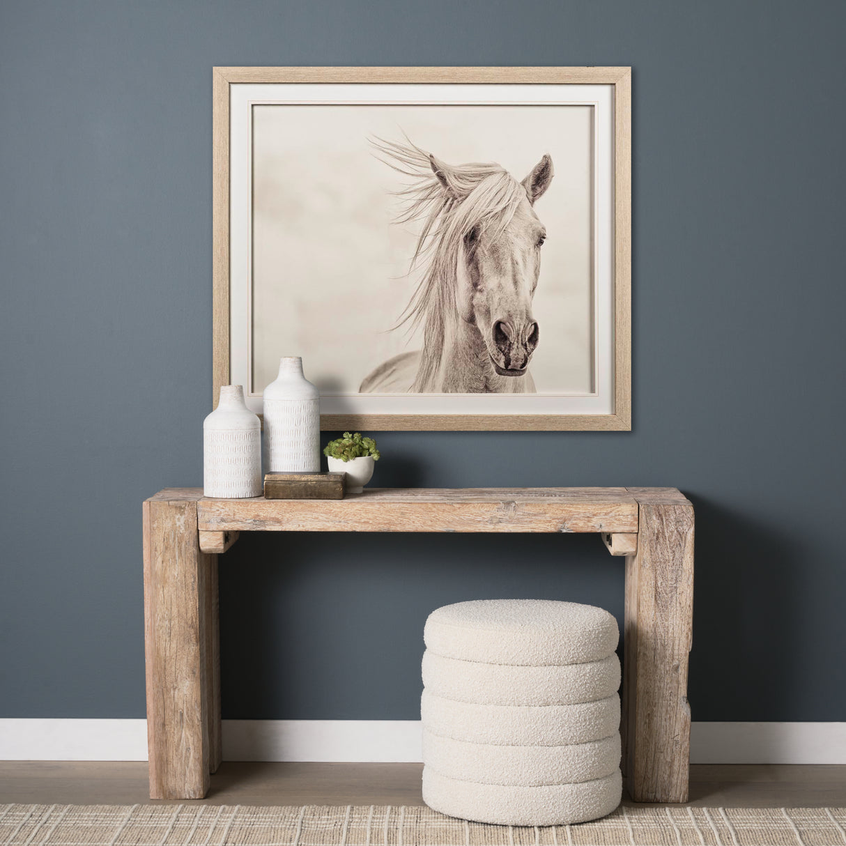 Custom Wind Blown Mane I (MC) by PHBurchett a Framed Photo Art Print Matted under Glass from Mercana - Luna Furniture