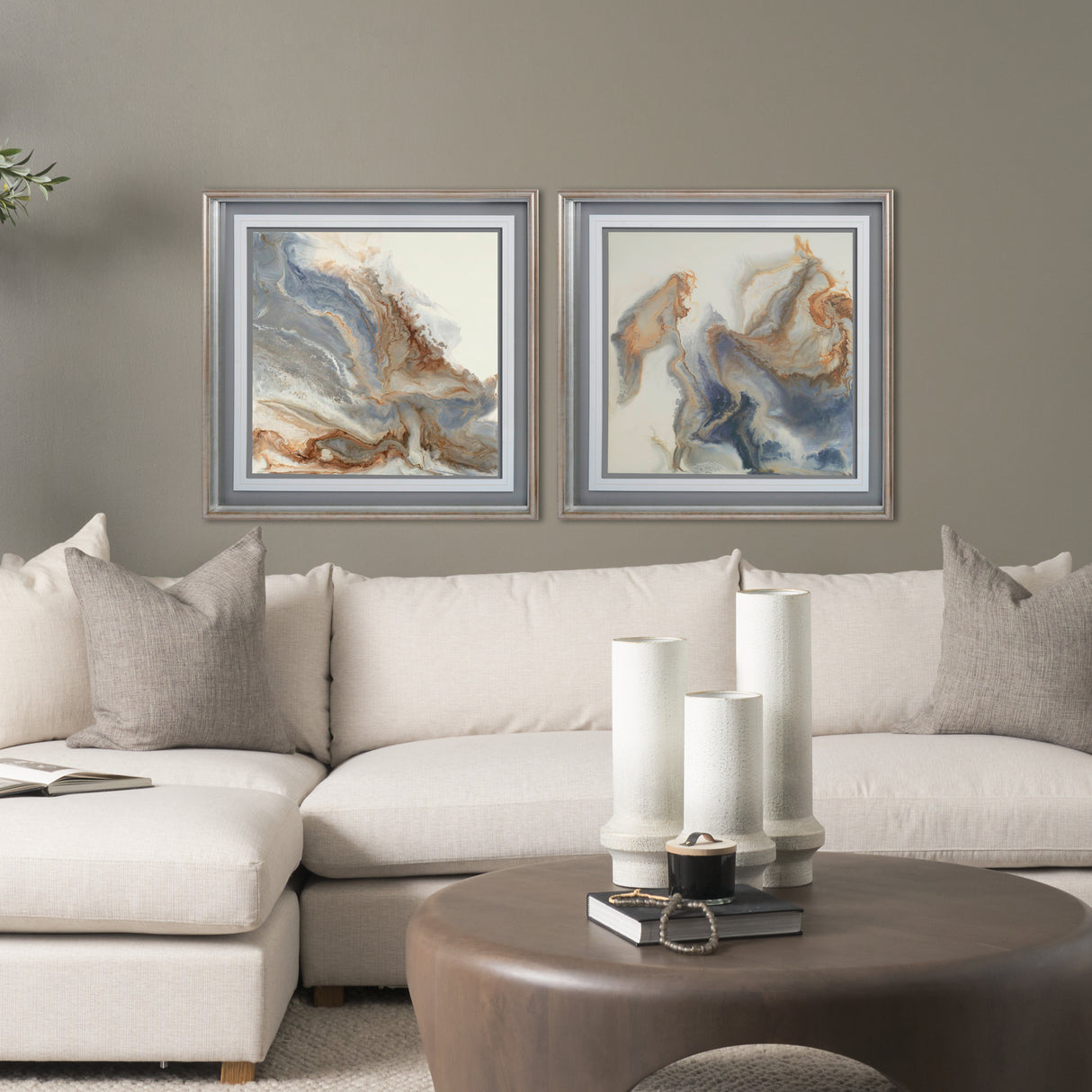 APPROACHING by Corrie Lavelle a Framed Art Print Matted under Glass from Mercana - Luna Furniture