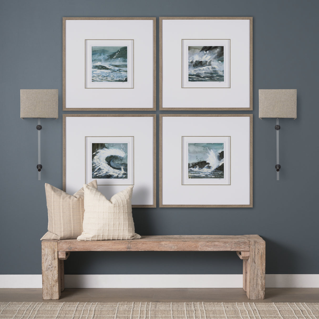 Kinsley Beige Shade W/Transparent Body Wall Sconce from Mercana - Luna Furniture