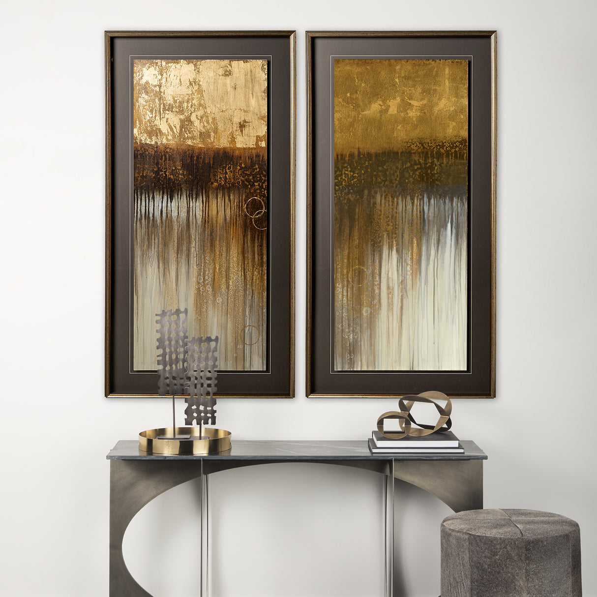 Classic cool 1 by Liz Jardine a Hand Embellished Textured Framed Art Print Matted under Glass from Mercana - Luna Furniture