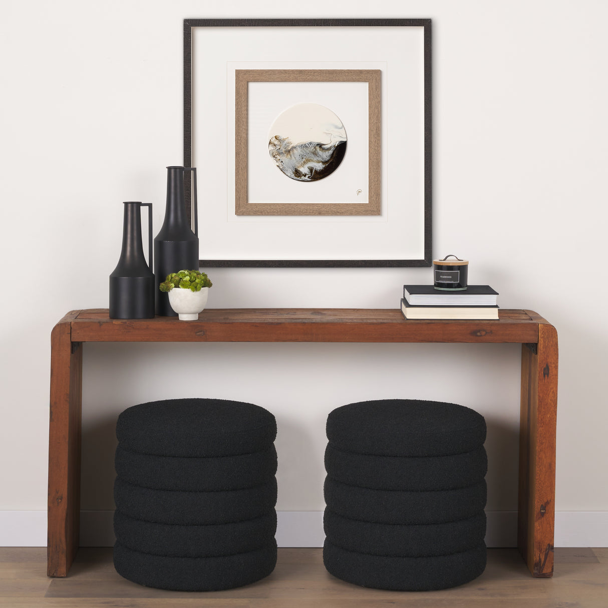 Threshold by Panpan Zhang a Framed Art Print Matted under Glass from Mercana - Luna Furniture