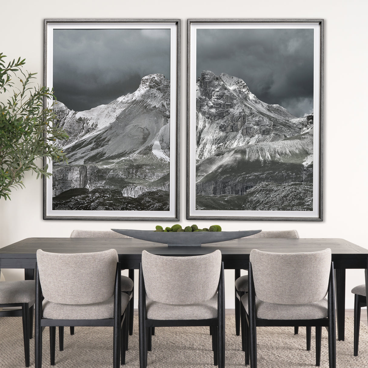 Europe Mountain 1 L by Chris Dunker a Framed Photo Art Print Matted under Glass from Mercana - Luna Furniture