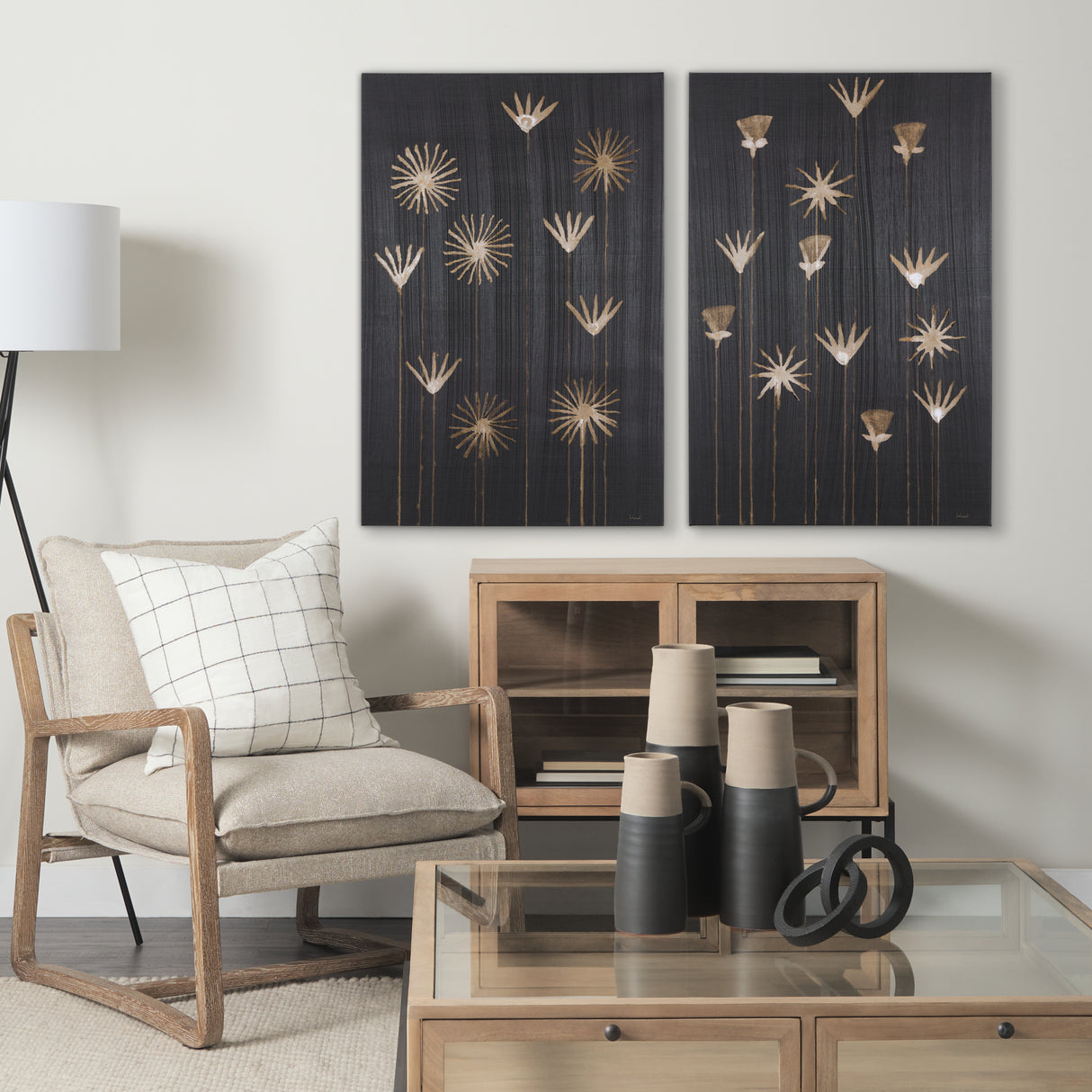 Spark I by Mercana Studio a Hand Embellished Textured Canvas from Mercana - Luna Furniture