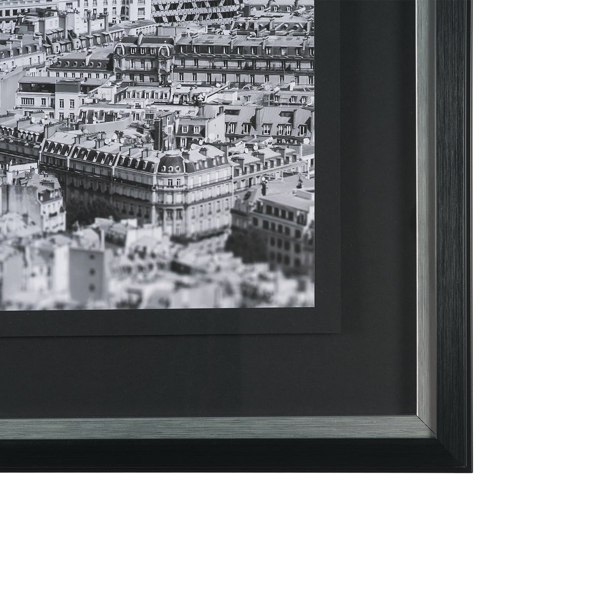 Arc de Triomphe- by Richard Silver Textured Framed Art Print Matted under Glass from Mercana - Luna Furniture