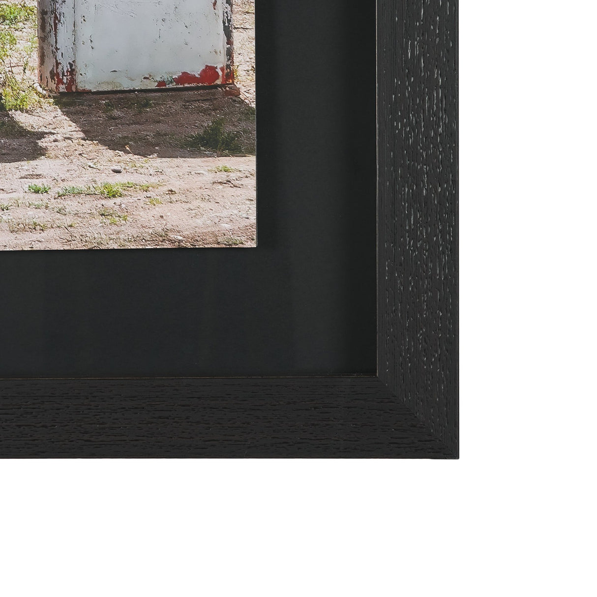 Gas Pumps by Richard Silver Hand Embelished Framed Art Print Matted under Glass from Mercana - Luna Furniture