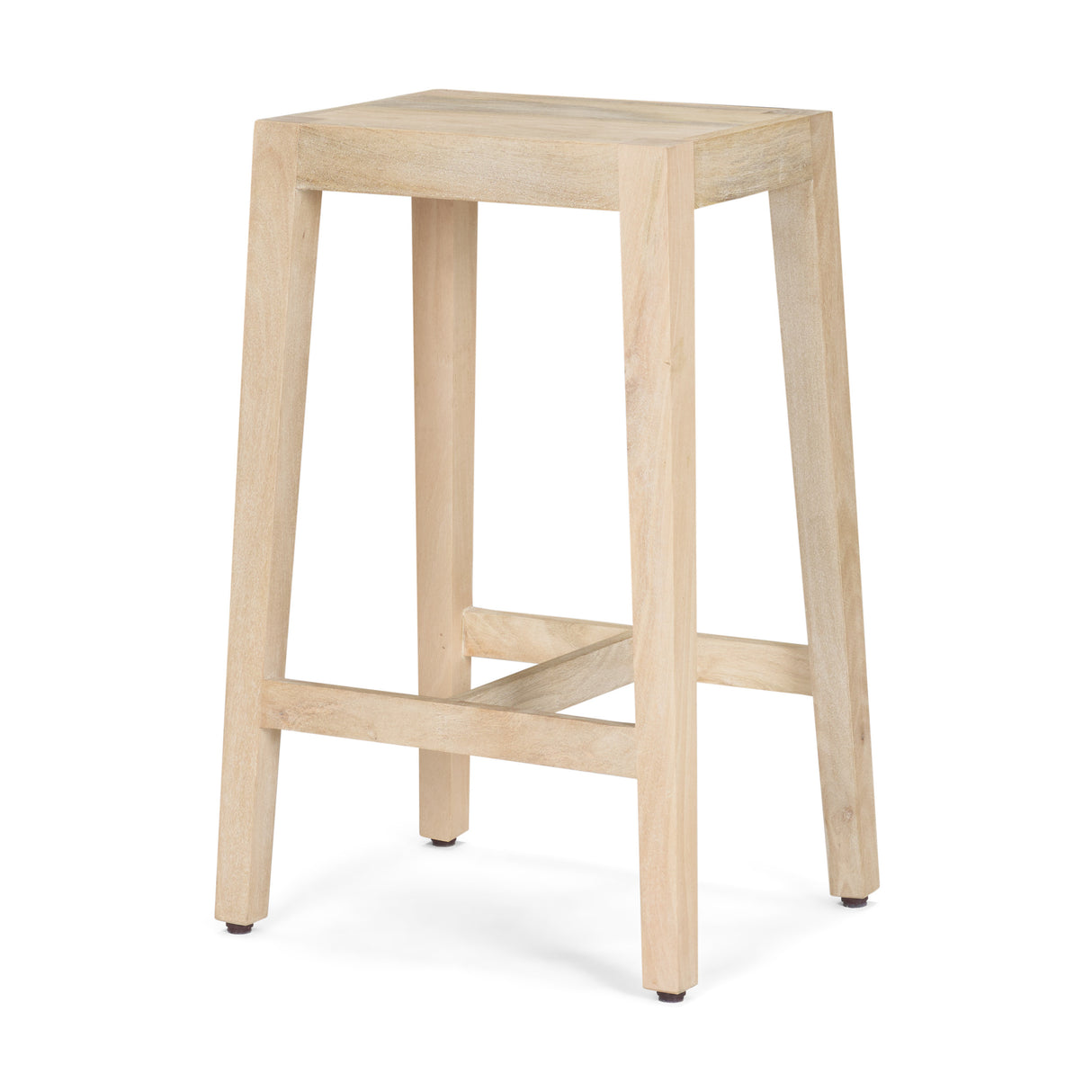 Colony Light Brown Solid Wood Counter Stool from Mercana - Luna Furniture